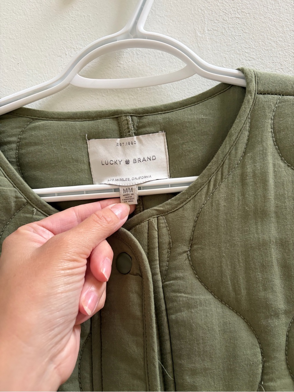LUCKY BRAND QUILTED COAT - Picture 4 of 8
